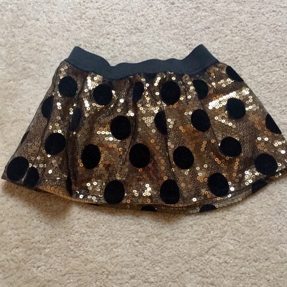 Sequin Polka Dot Skirt